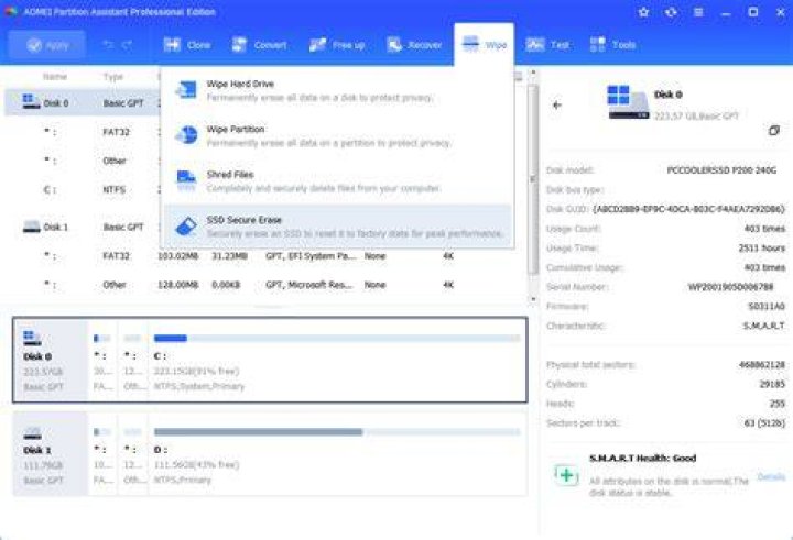 Does formatting a SSD erase data?