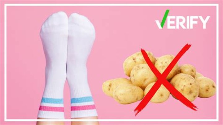 Does putting potato in your socks work?
