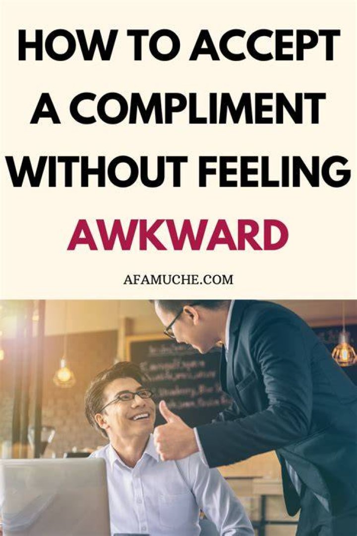 How do you accept a compliment without sounding conceited?