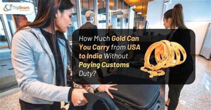 How much gold can I carry to USA?